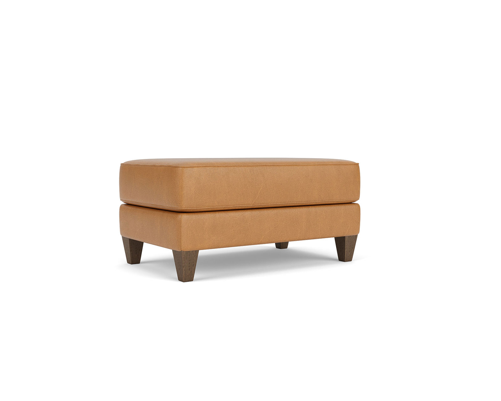 Westside Leather Loveseat (Leather choices) - Westside Cocktail Ottoman