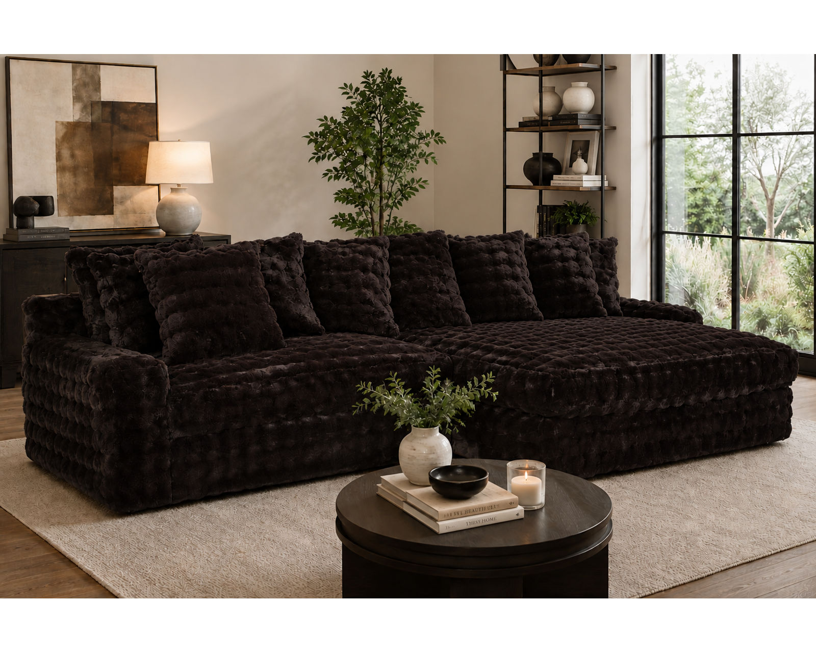 Angel 878 Modular Sectional (A Little Piece of Heaven — Oversized Comfort Made for Serious Lounging) 2 colors - Designer Style Without the Designer Price.