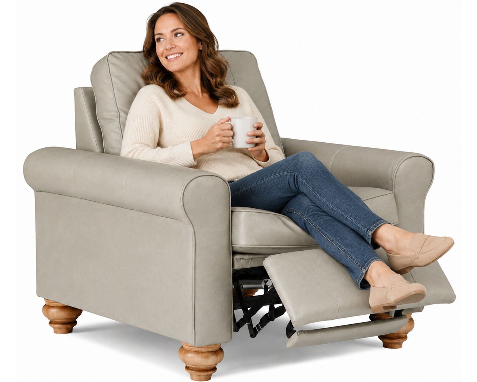 Weston Leather Power Incliner Chair (+40 leathers) - Handcrafted Quality You Can Feel Every Day.