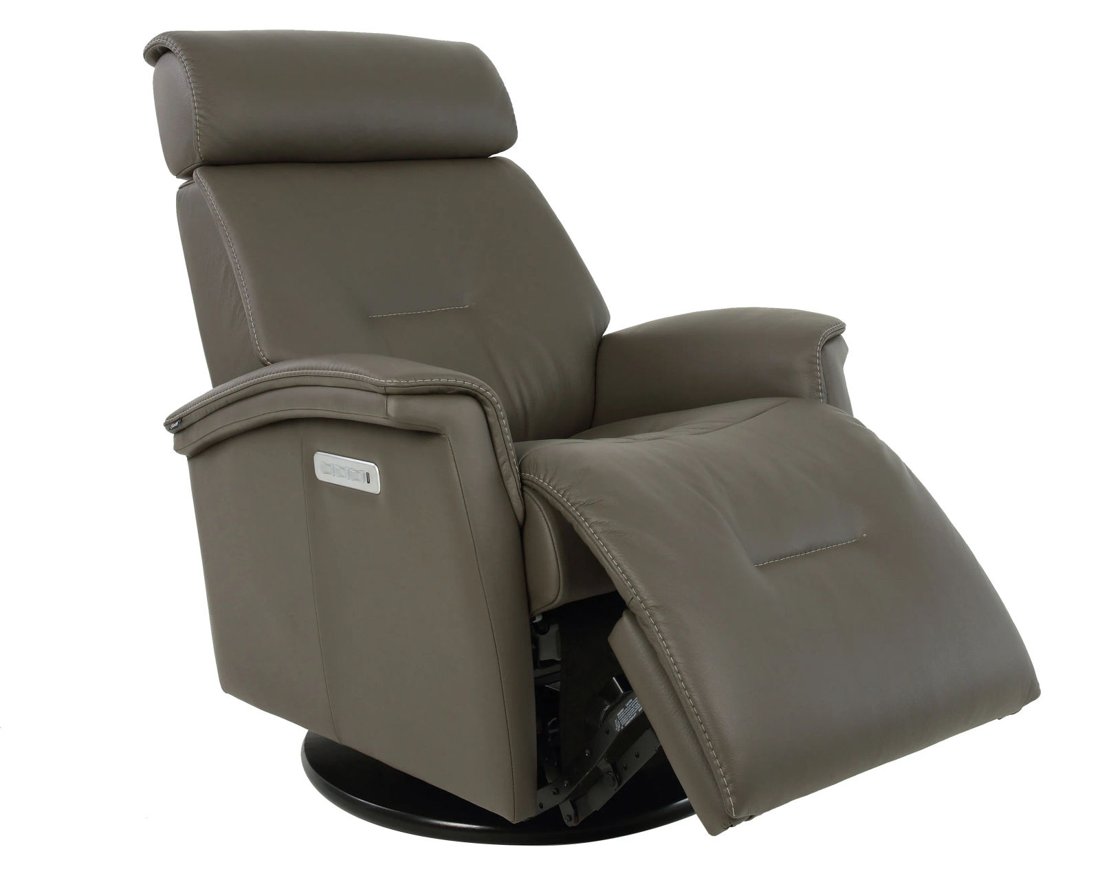 Rome Triple Power Swivel Glider Recliner Graphite (In stock - Fast shipping) - Rome Power Headrest - Lumbar - Recline Swivel Glider Recliner Graphite (In stock - Fast shipping)