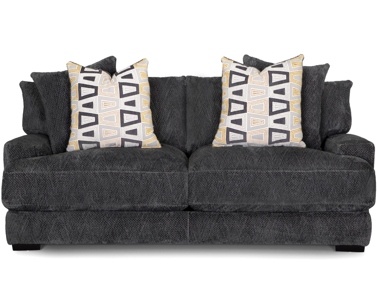 Flint 87" Stationary Sofa (Includes Pillows) - Flint 87" Stationary Sofa