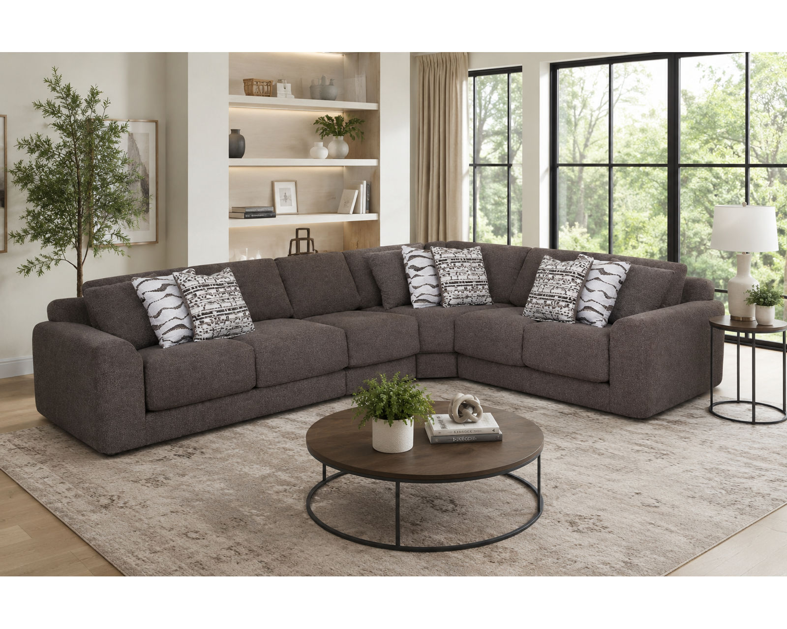 Sierra 830 Modular Sectional (Modern Comfort. Flexible Design) - A Designer Room. A Comfortable Price.