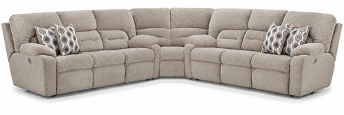 Layout B:  Three Piece Sectional 142" x 142" (4 recliners)