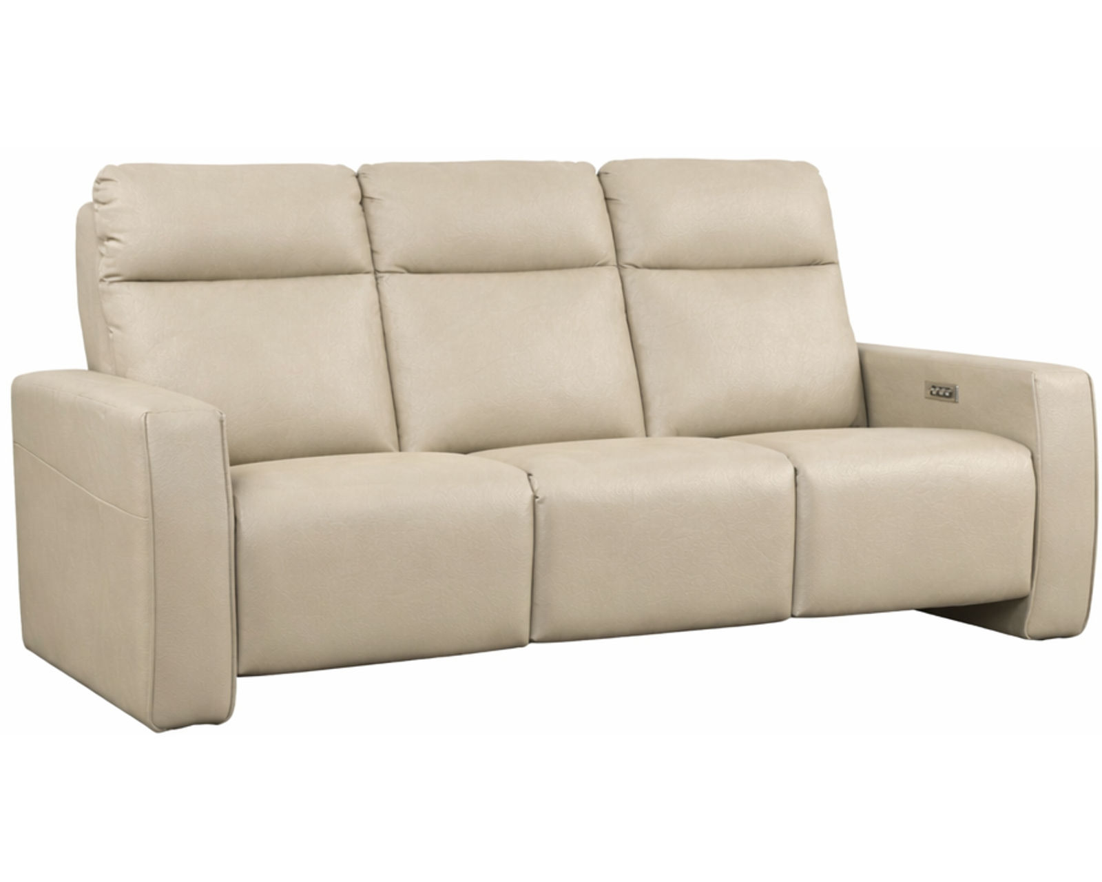 Faith Dual Power Reclining Sofa — Available in Standard & Wide Cushions, 140+ Leather Options, and 79", 83", or 111" Widths - Faith 83" Power Headrest Power Reclining Sofa (3 cushions)