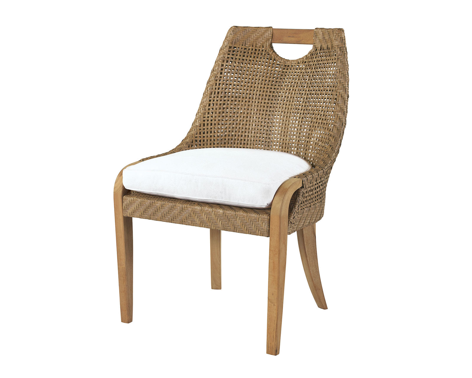 Edgewood 48" Five Piece Round Dining Room (Teak) - Edgewood Dining Side Chair
