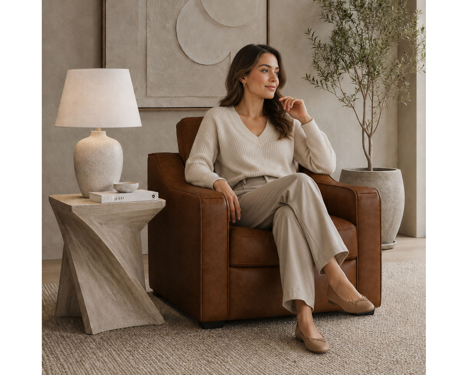 Hudson 1481 Leather Chair (2 leather colors) - Flexsteel — Where Timeless Style Meets Lasting Support.