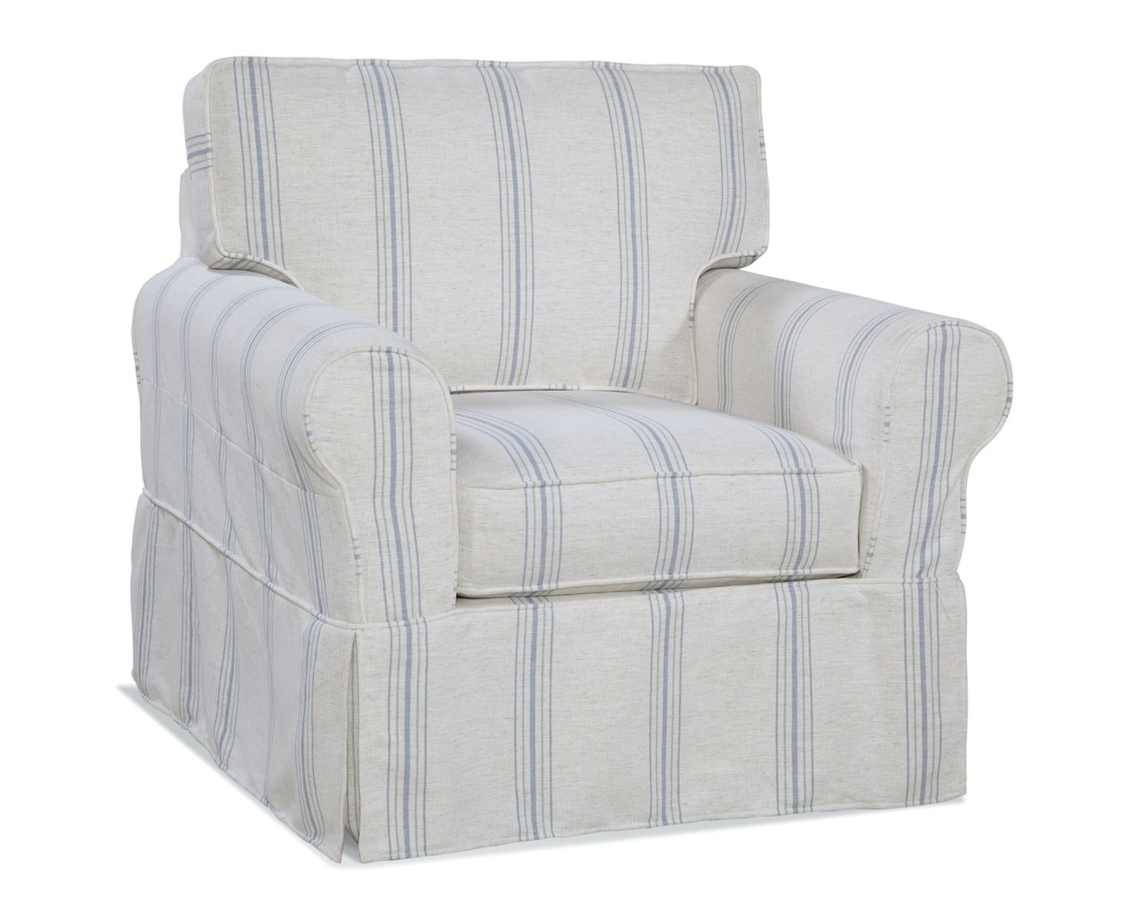 Bedford Slipcover Accent Chair (+69 fabrics) - Bedford Slipcover Swivel Chair