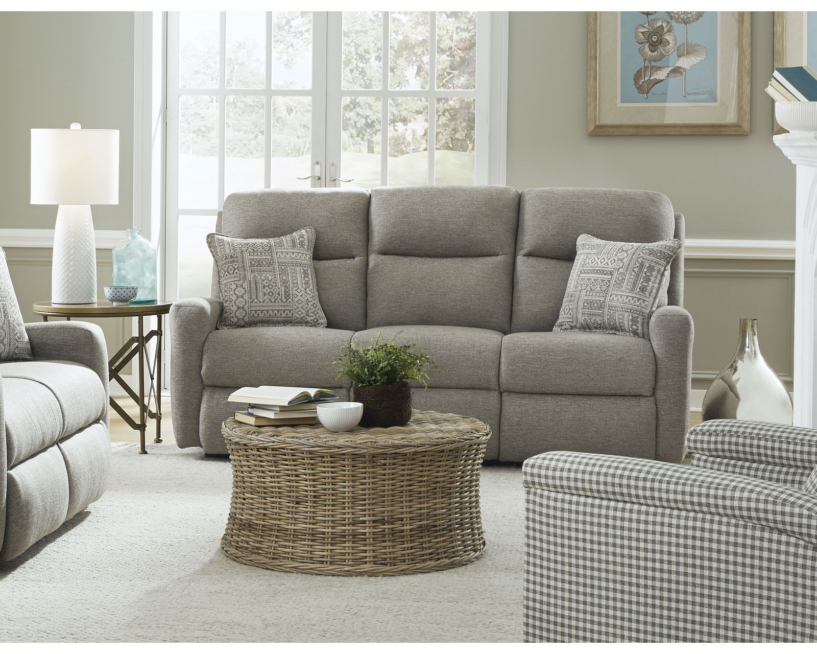 Metro 83" Double Reclining Sofa (+150 fabrics and leathers) - Over 140 fabrics and 40 leathers available