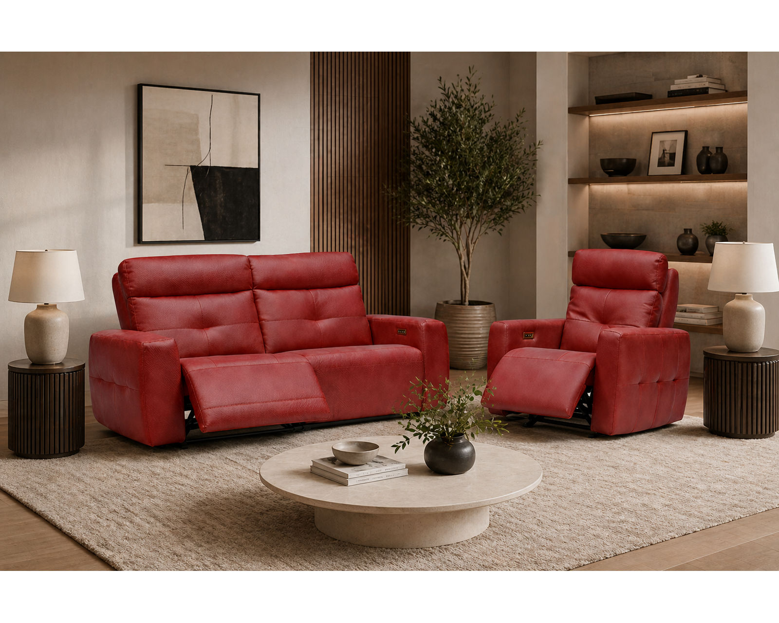 Griffin Reclining Sofa — Available in Standard & Wide Cushions, 140+ Leather Options, and 85", 88", or 117" Widths - Built Stronger. Feels Better. Lasts Longer.