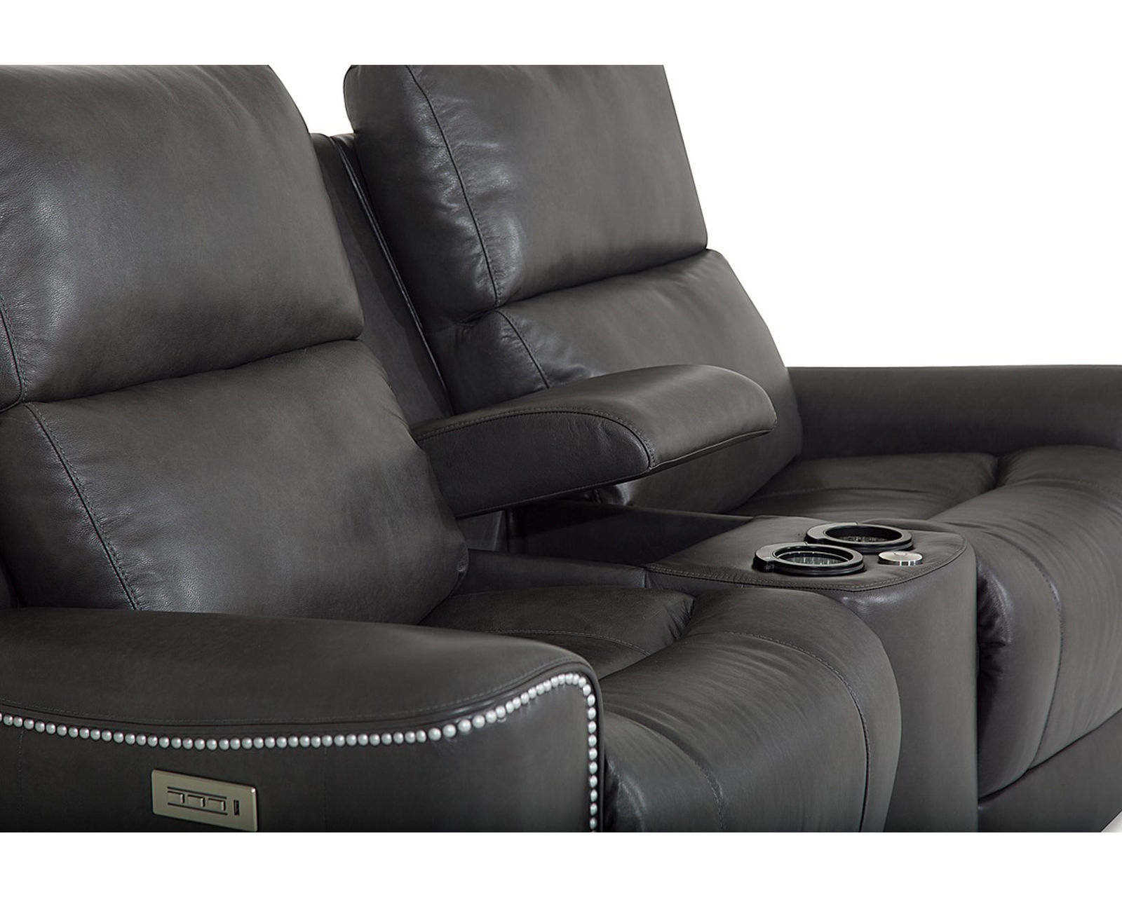 Hastings 41068 Power Headrest Power Reclining 87" Sofa (Made to order) - Includes power recline, headrest and lumbar, and footrest adjustments put ultimate comfort