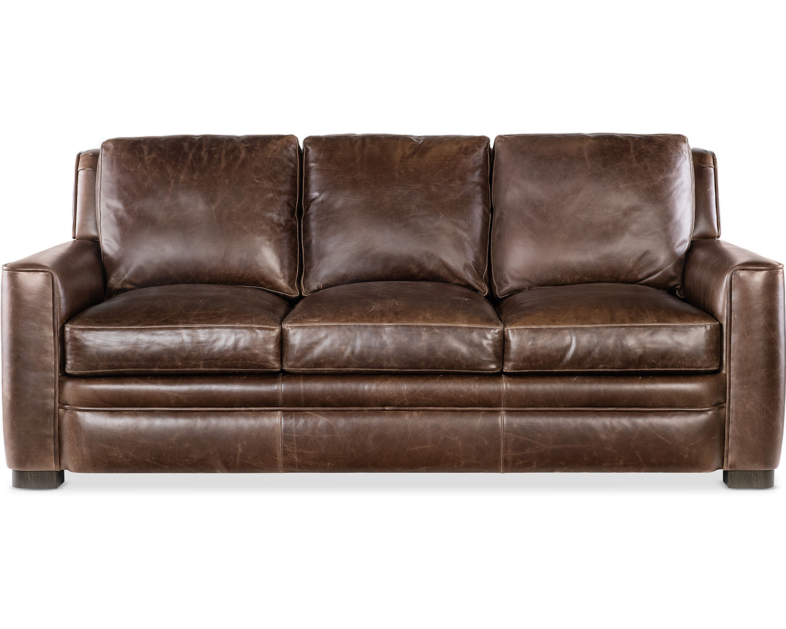 Bradington Young Beckham Sofa (12 leathers) 8-Way Hand Tie - Beckham Stationary Sofa 8-Way Hand Tie