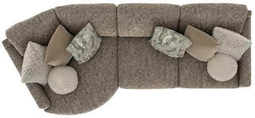 Layout A: Two Piece Sectional 59" x 145"