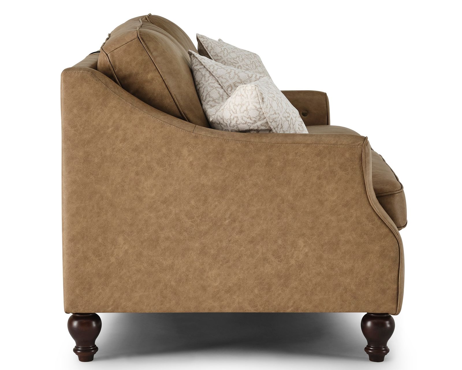 Adeline 84" Incliner Leather Sofa (+40 leathers) - Adeline 84" Incliner Leather Sofa