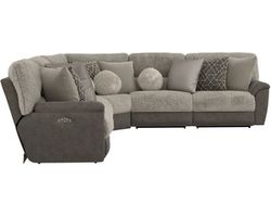 Rendezvous Deep Seat Modular Power Reclining Sectional (includes pillows) 400 lb. weight capacity