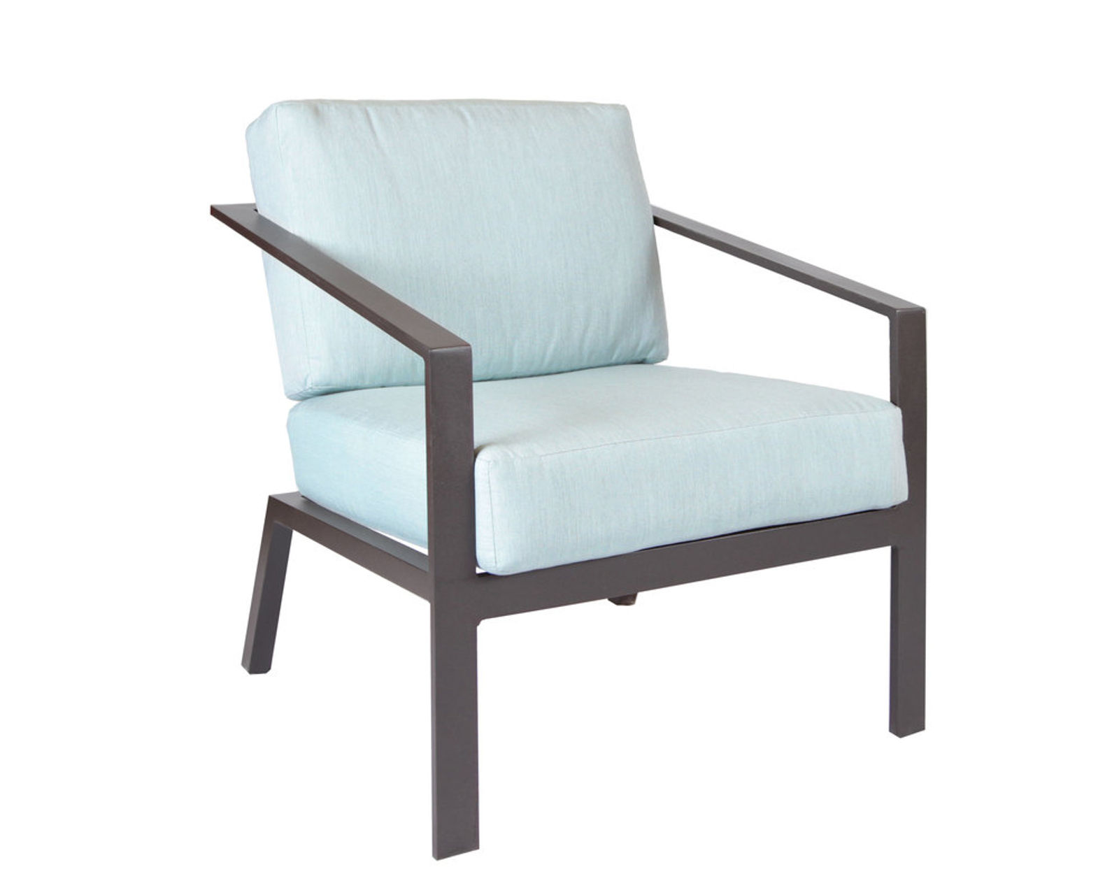 Capstone Cushion Swivel Lounge Chair (110 fabrics - 8 metal finishes) - Capstone Lounge Chair