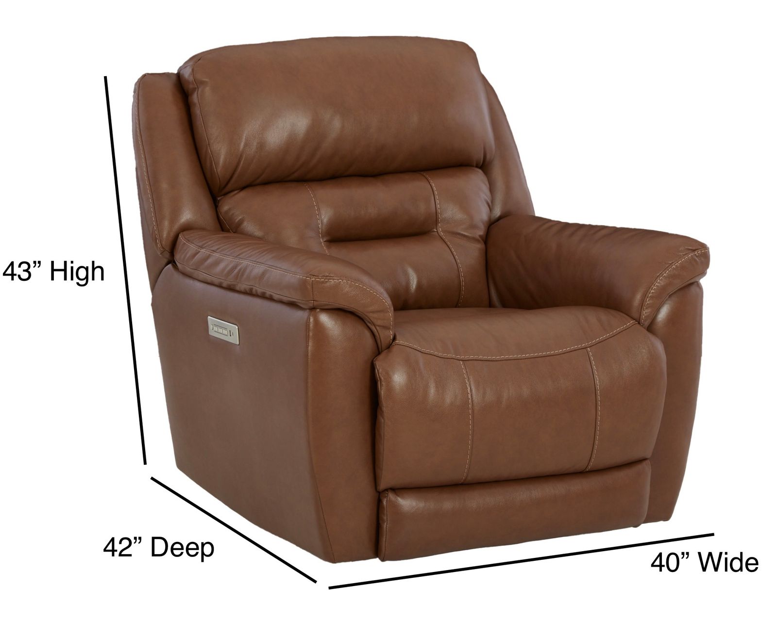 Contender 79" Leather Triple Power Console Reclining Loveseat (In stock) - Contender 90" Zero Gravity Power Reclining Sofa