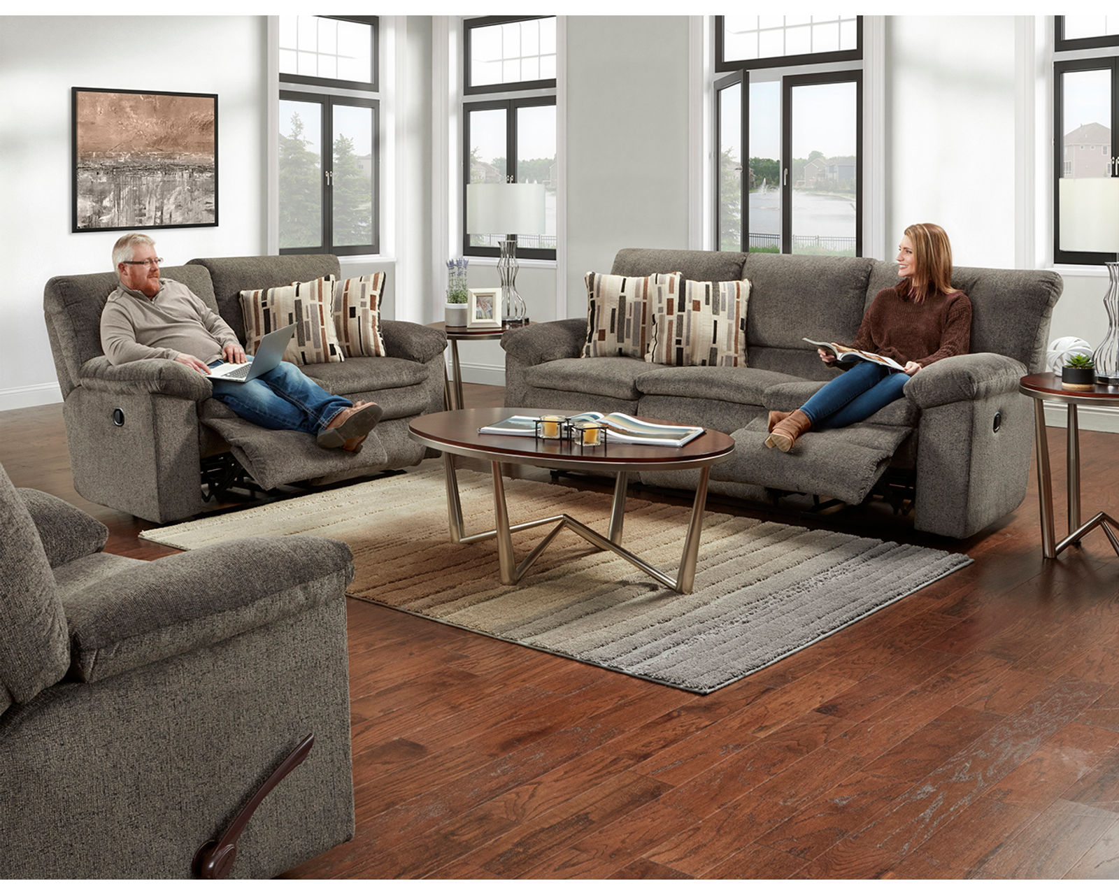 Tosh 85" Double Reclining Sofa