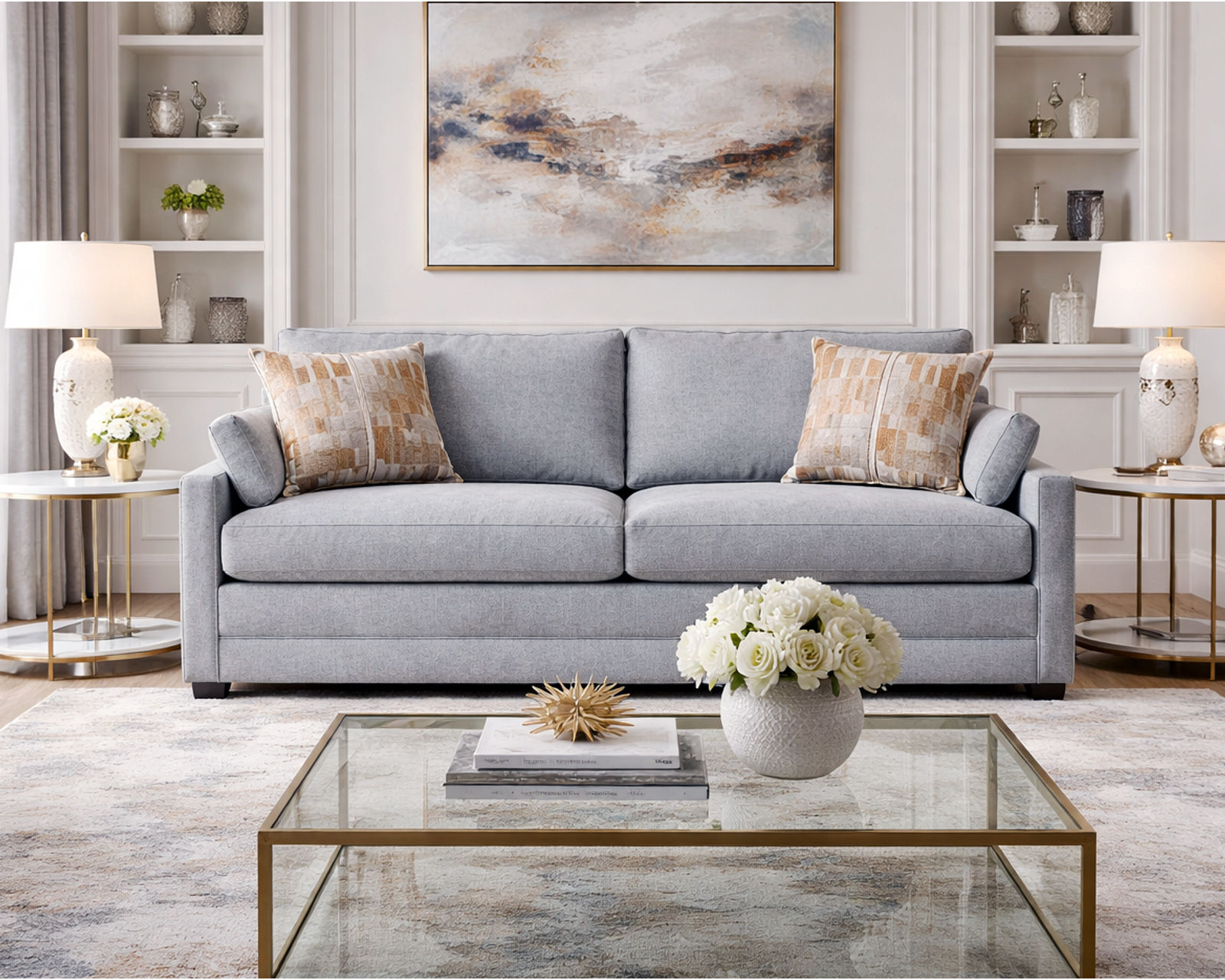 Izzie 89" Bench Seat Sofa  (+100 Standard and Performance Fabrics)