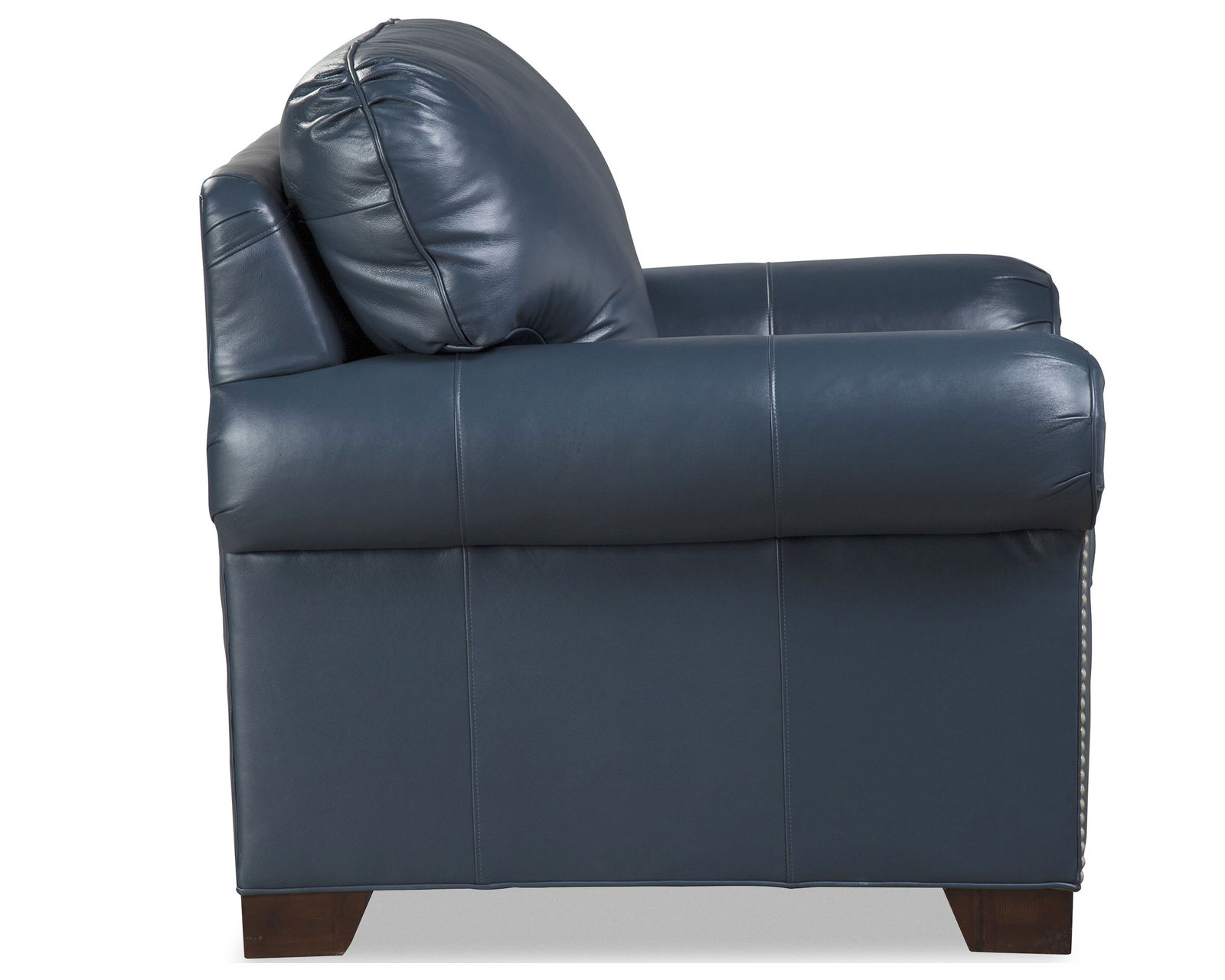Baltimore 86" Top-Grain Leather Sofa (Leather choices) L756550BD - Padded edge roll and insulated seat pad