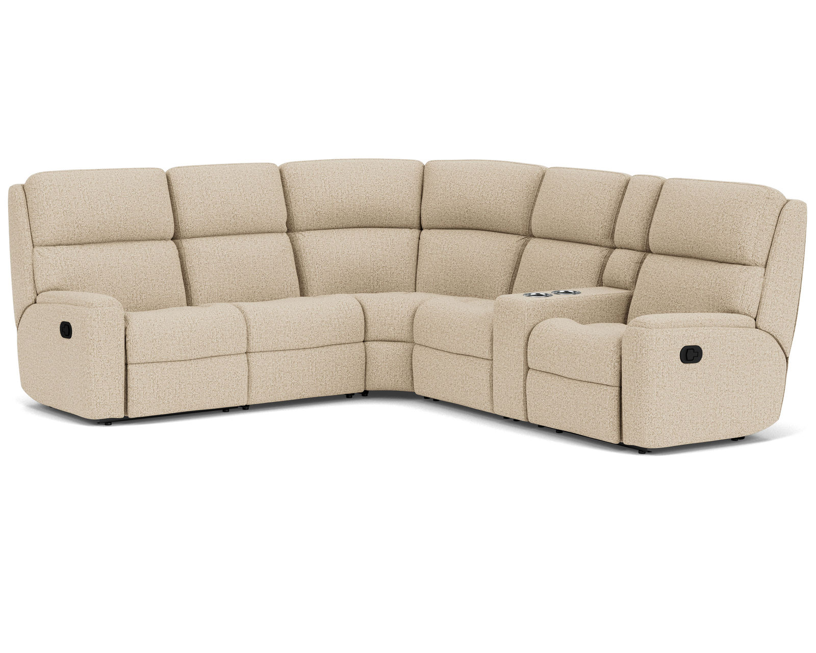 Rio Reclining Sectional (Colors Available) - Sectional Layout A