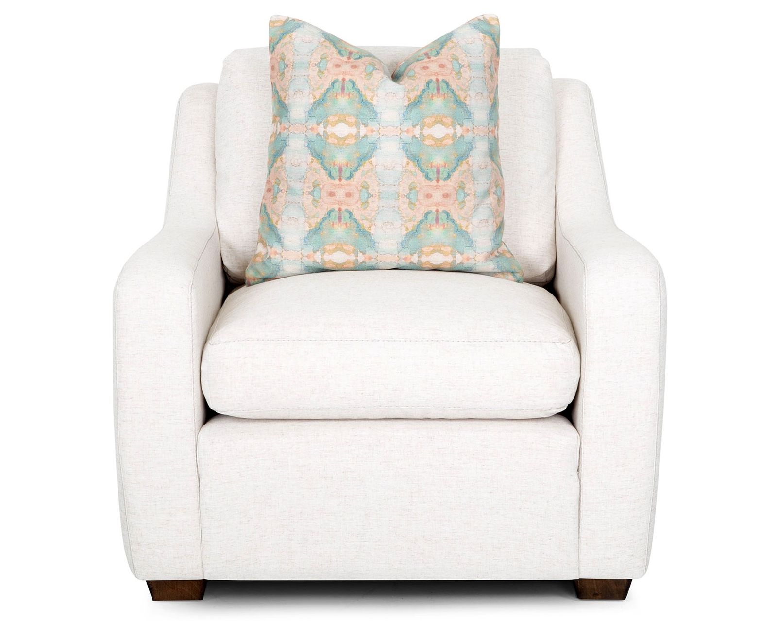 Stafford 91" Wide Seat Sofa (Allura™ Elevated Comfort — Performance Made Beautiful) - Shown in a Polyester Linen High Performance Kid and Pet Friendly Fabric