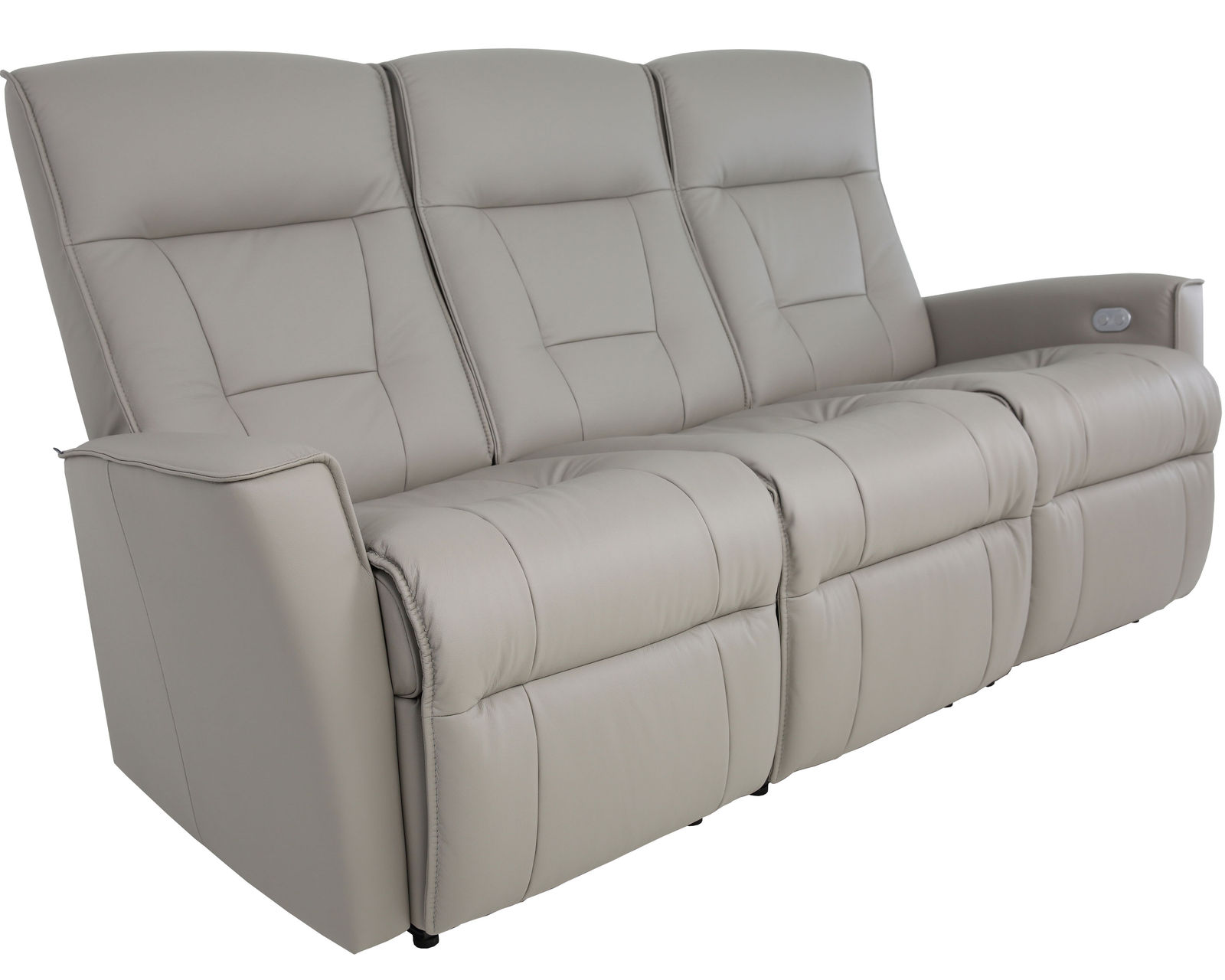 Harstad Power Reclining Wallsaver Sofa (+40 leathers) - Harstad Power Dual Reclining Wallsaver Sofa