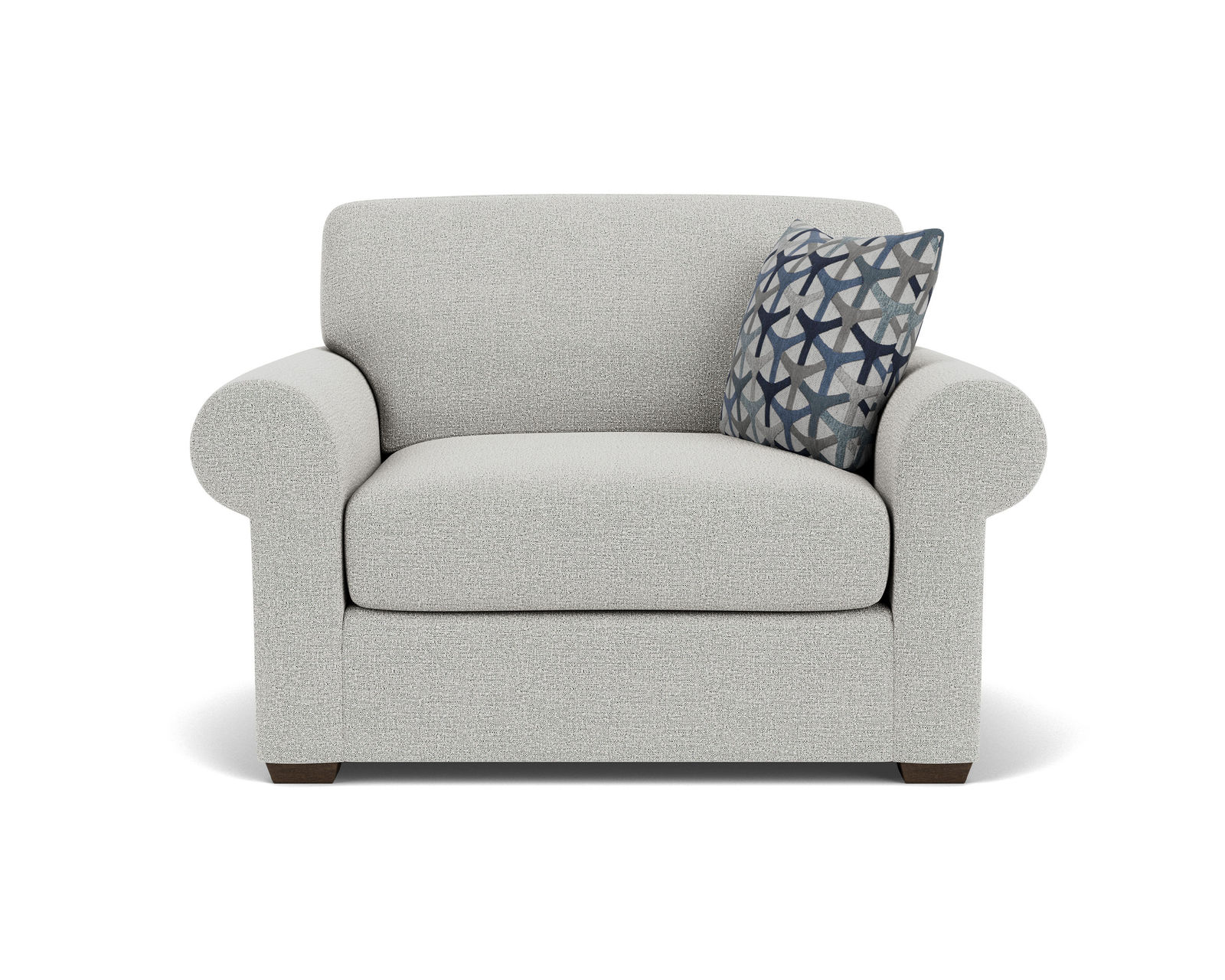 Randall 7100 Chair (+100 fabrics) - Features the Flexsteel Blue Steel Seat Spring never needs replacing.