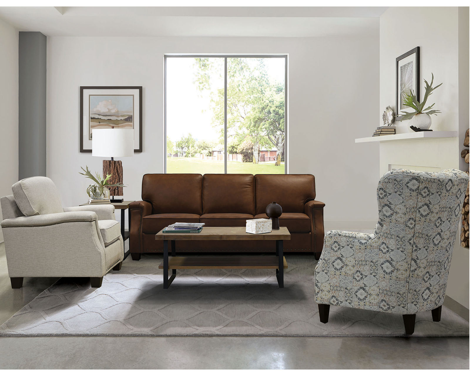 Salem 88" Leather Sofa (+29 Leathers) - Timeless Style. Built to Live In.