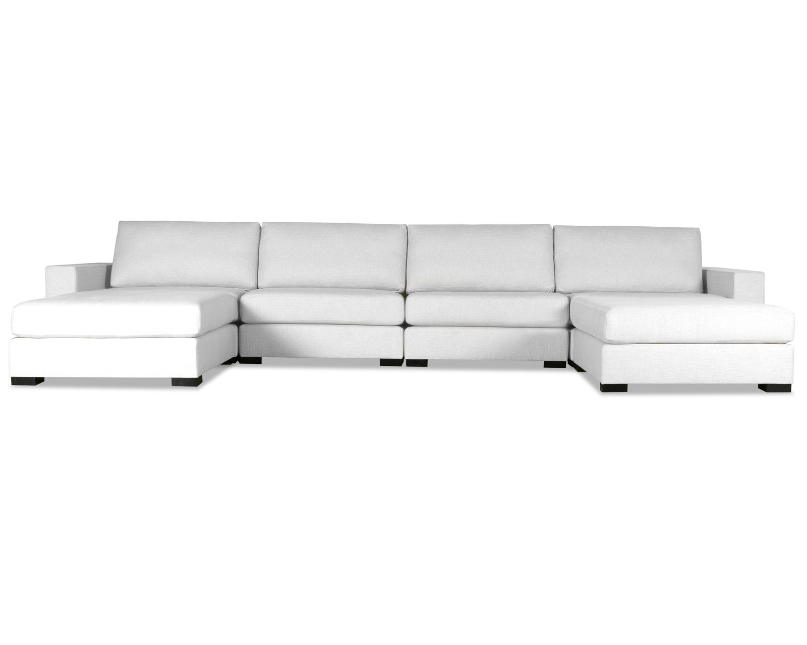 Veranda 6 Pieces Modular Sectional (Choice of Colors) - Veranda 6 Pieces Modular Sectional in White