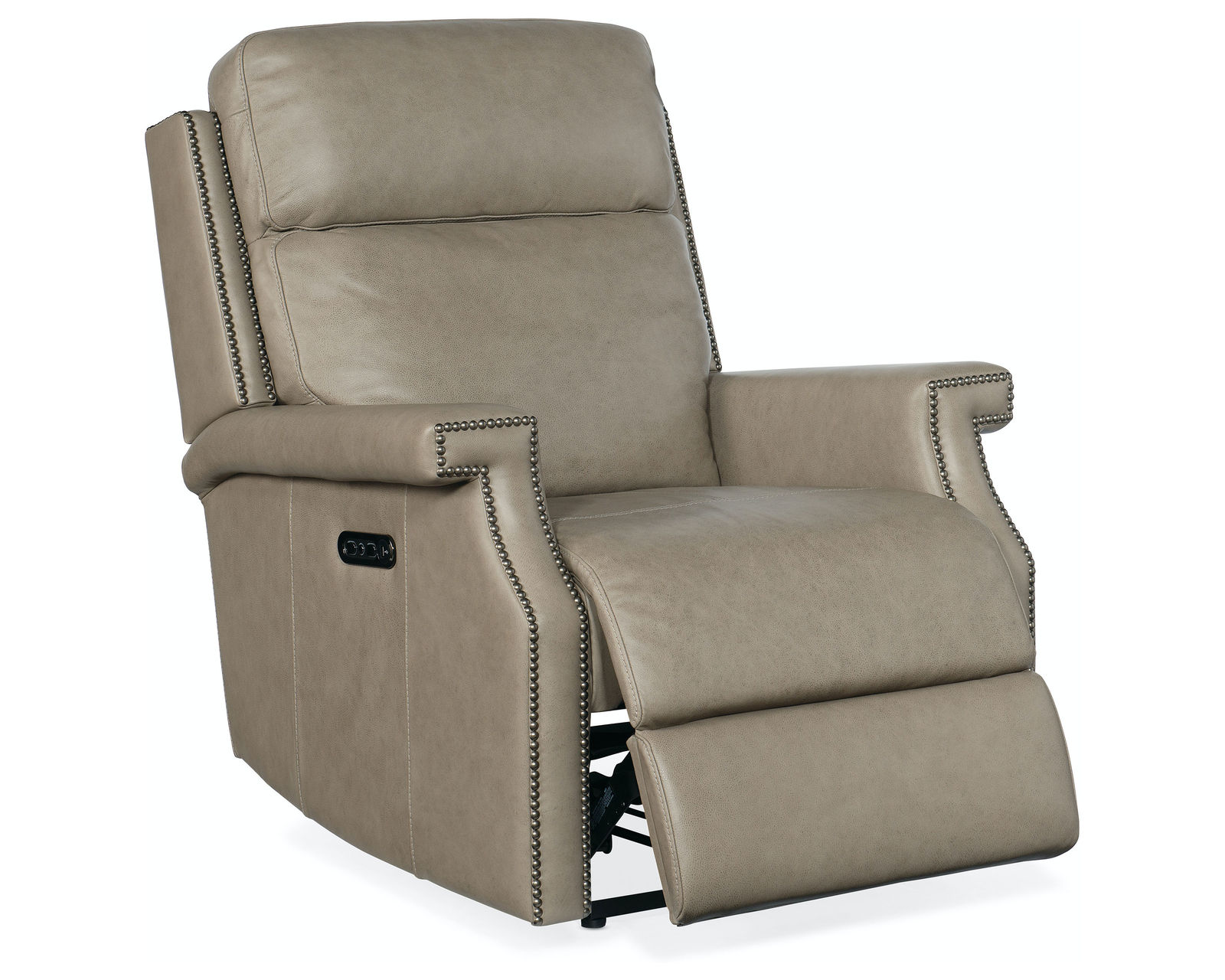 Vaughn Zero Gravity Sofa with Power Headrest (Stone Leather) Zero Gravity - In stock - Vaughn Zero Gravity Recliner with Power Headrest