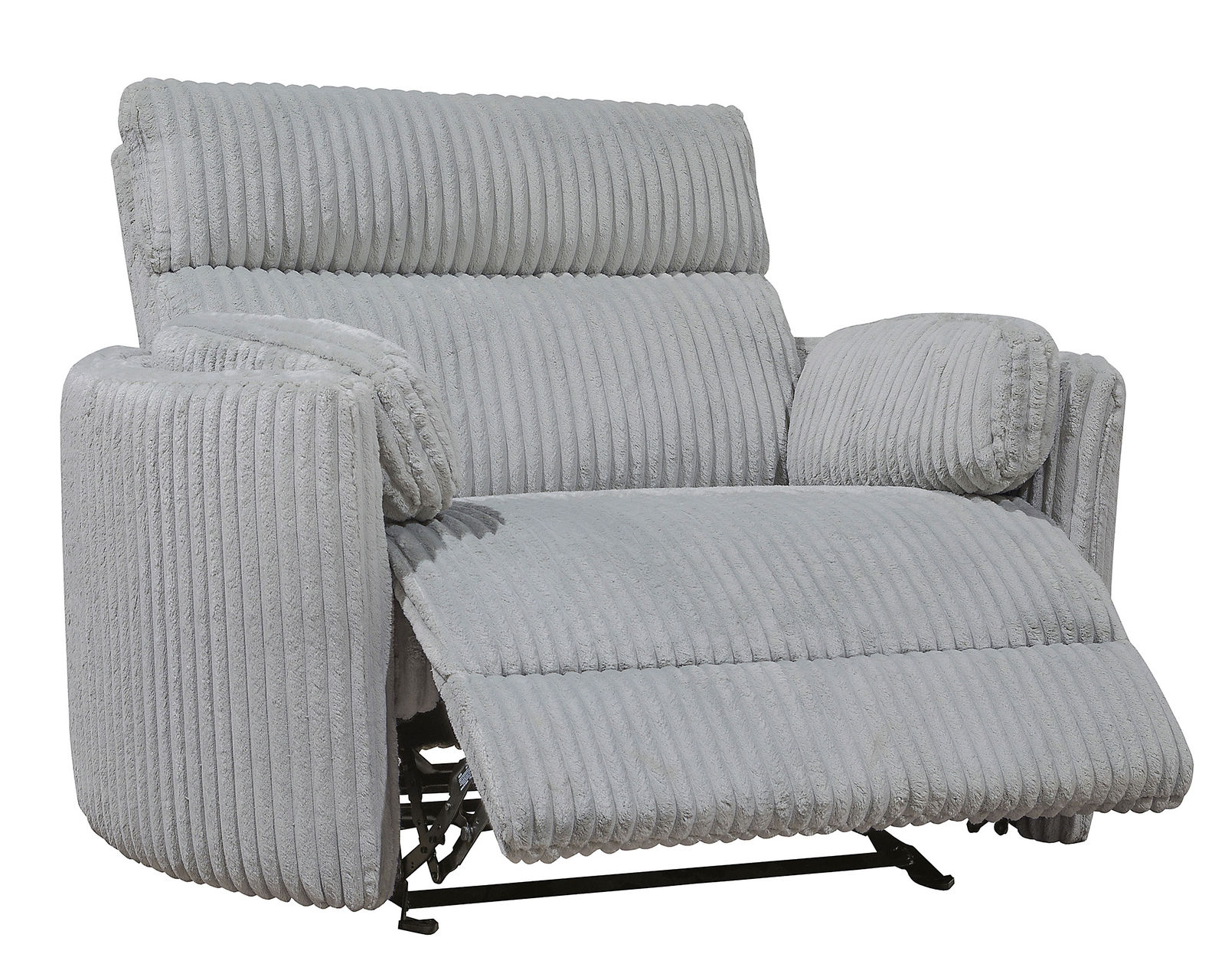 Radius XL Wide Power Glider Recliner Grey (in stock - Fast shipping) - Radius XL Grey Power Glider Recliner