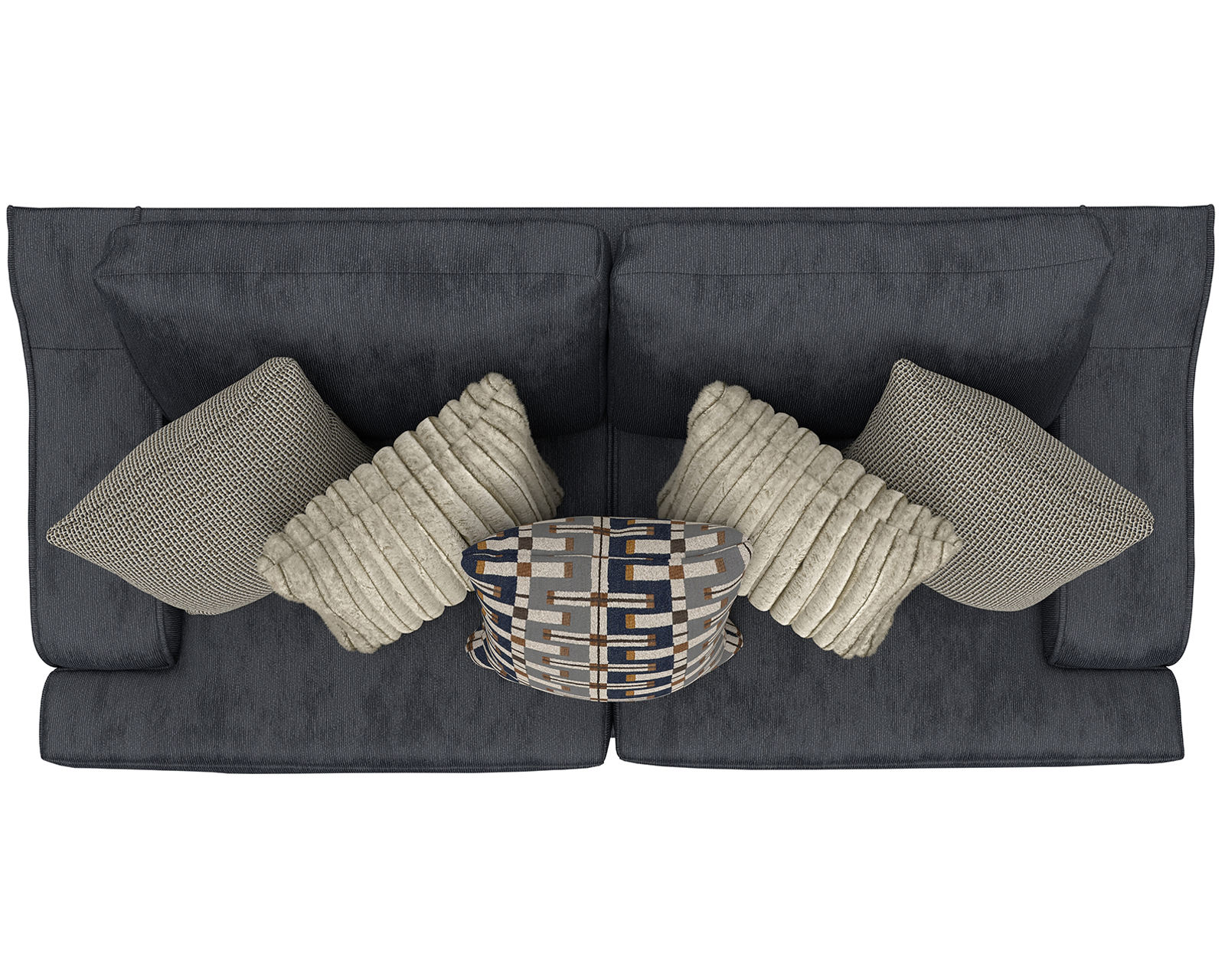Olympus 98" Oversized Sofa (2 colors) includes pillows - American Craftsmanship. Everyday Comfort.