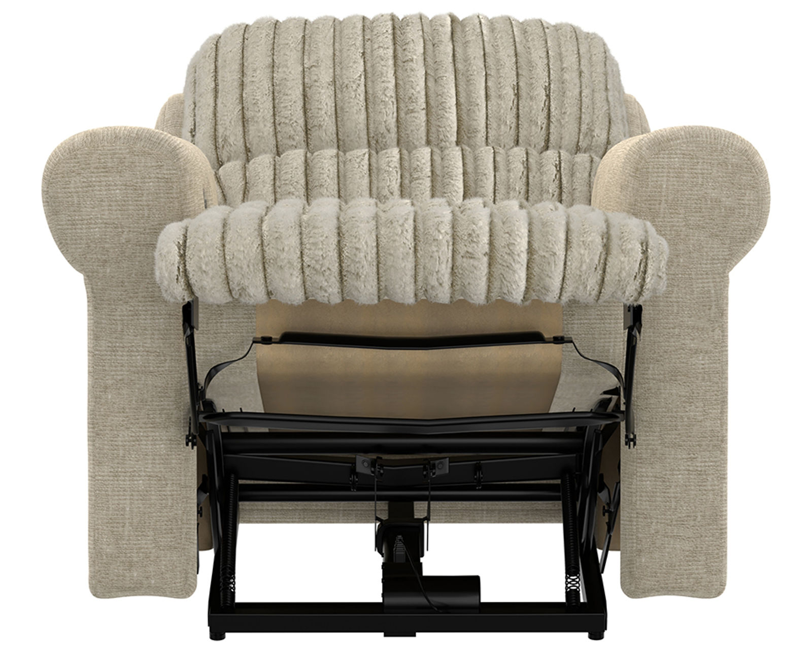 Foxy Rocker Recliner or Power Zero Gravity Recliner Fashion-Forward Comfort with Luxurious Faux Fur (two colors) - America's Favorite Way to Unwind.