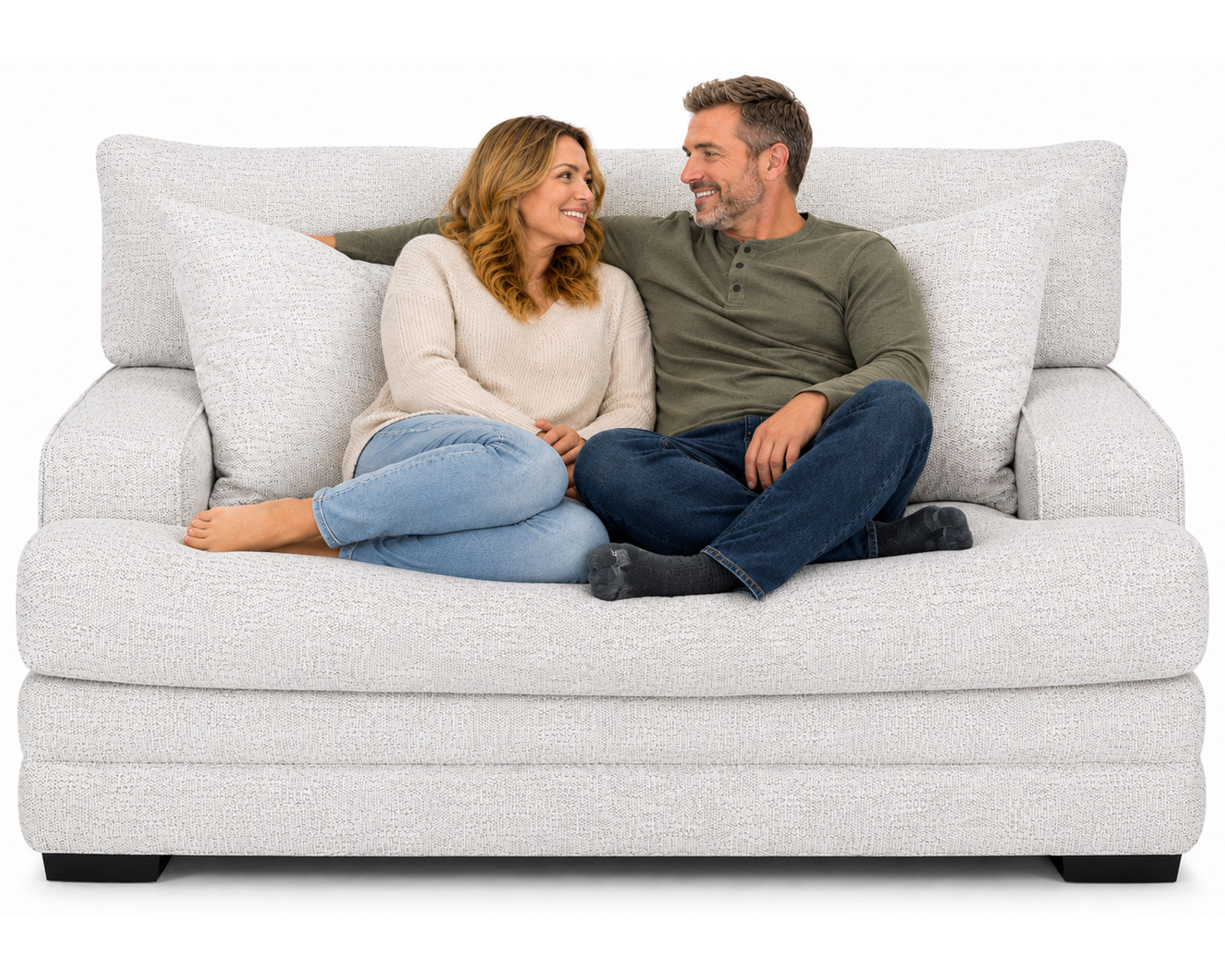 Serene 99" Sofa (Cloud-Like Comfort. Elevated Style. High Performance Fabric) - High-End Style. Down-to-Earth Prices.
