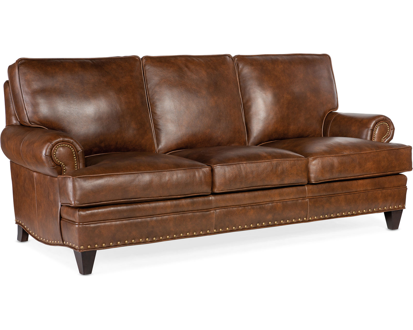 Bradington Young Carrado Sofa (12 leathers) 8-Way Hand Tied