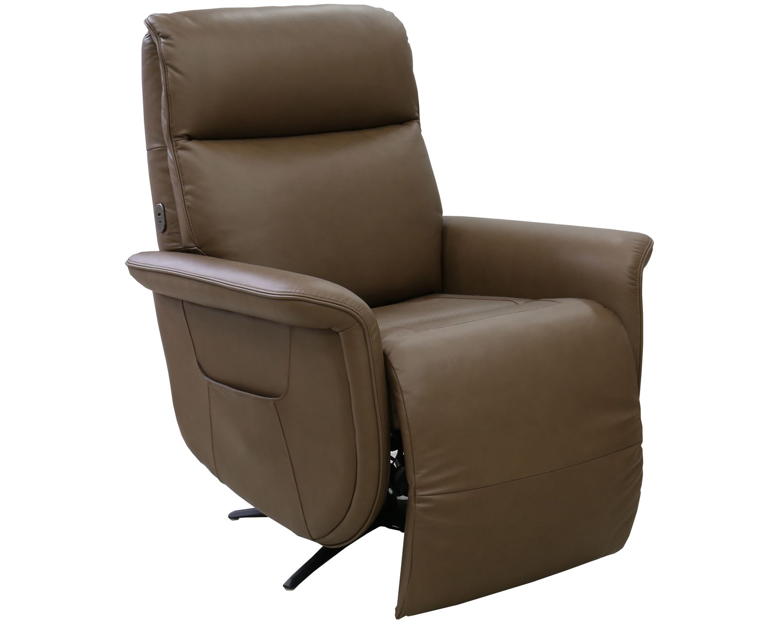 Haven Leather Zero Gravity Triple Power Swivel Recliner with Heat, Massage & Ventilation (2 colors) in stock - Haven Triple Power Swivel Recliner with Heat, Massage & Ventilation