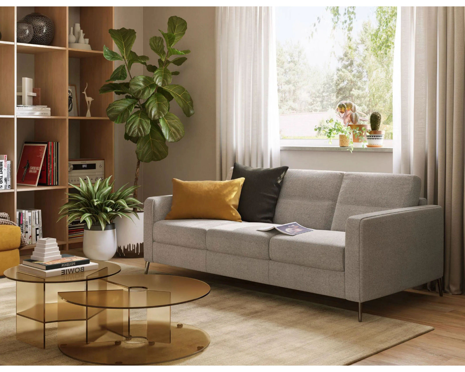 Fascino C008 Sofa (+40 fabrics) 73" or 81" - Fascino 81" Sofa