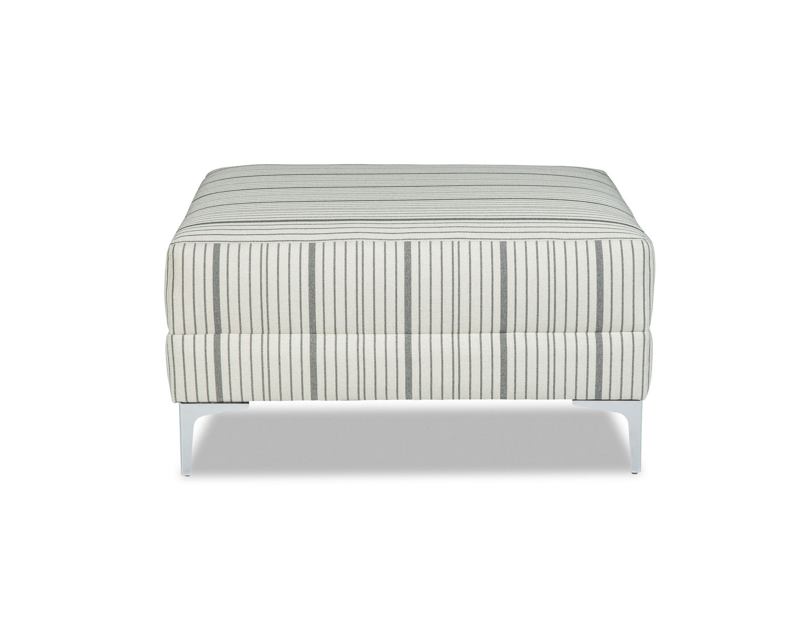 M9 Square Ottoman - 2 Sizes (100+ Performance fabrics) - Small Square Ottoman shown with metal legs