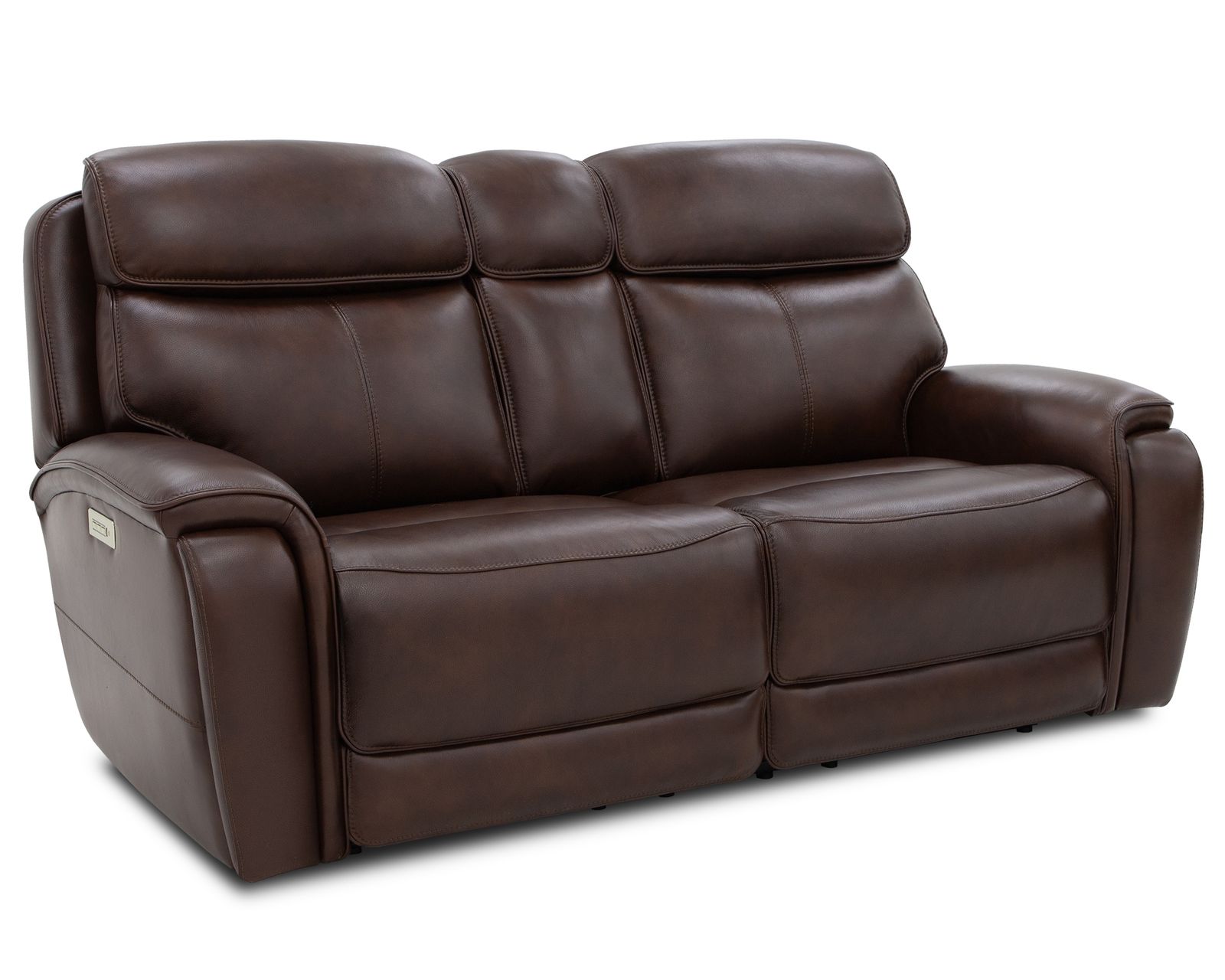 Walker 1580-70 Triple Power Gliding Recliner (2 colors) - Walker 78" Power Gliding Reclining Console Loveseat w/ Power Headrest & Lumbar