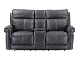 Alexander 1645 Triple Power Reclining Console Loveseat 706-03 (76") 2 colors - in stock