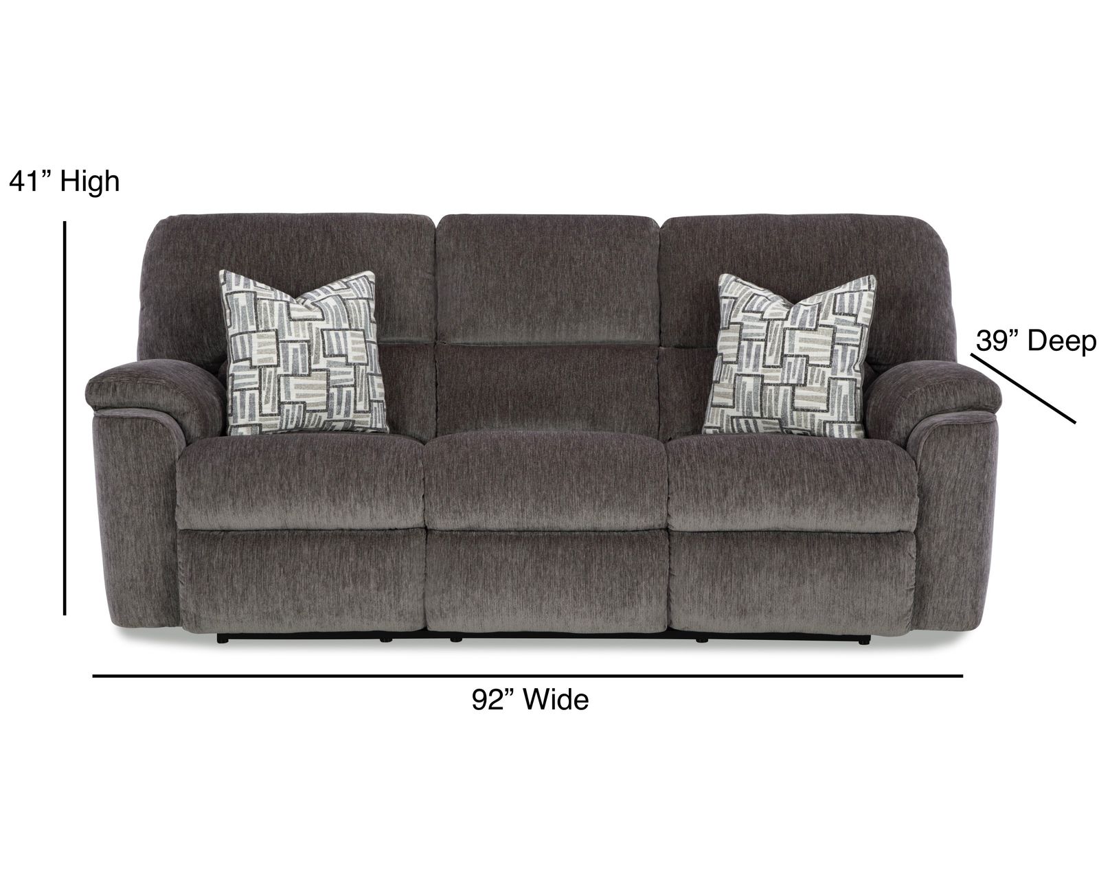 Payday 92" Double Reclining Sofa (In stock) - Payday 92" Reclining Sofa