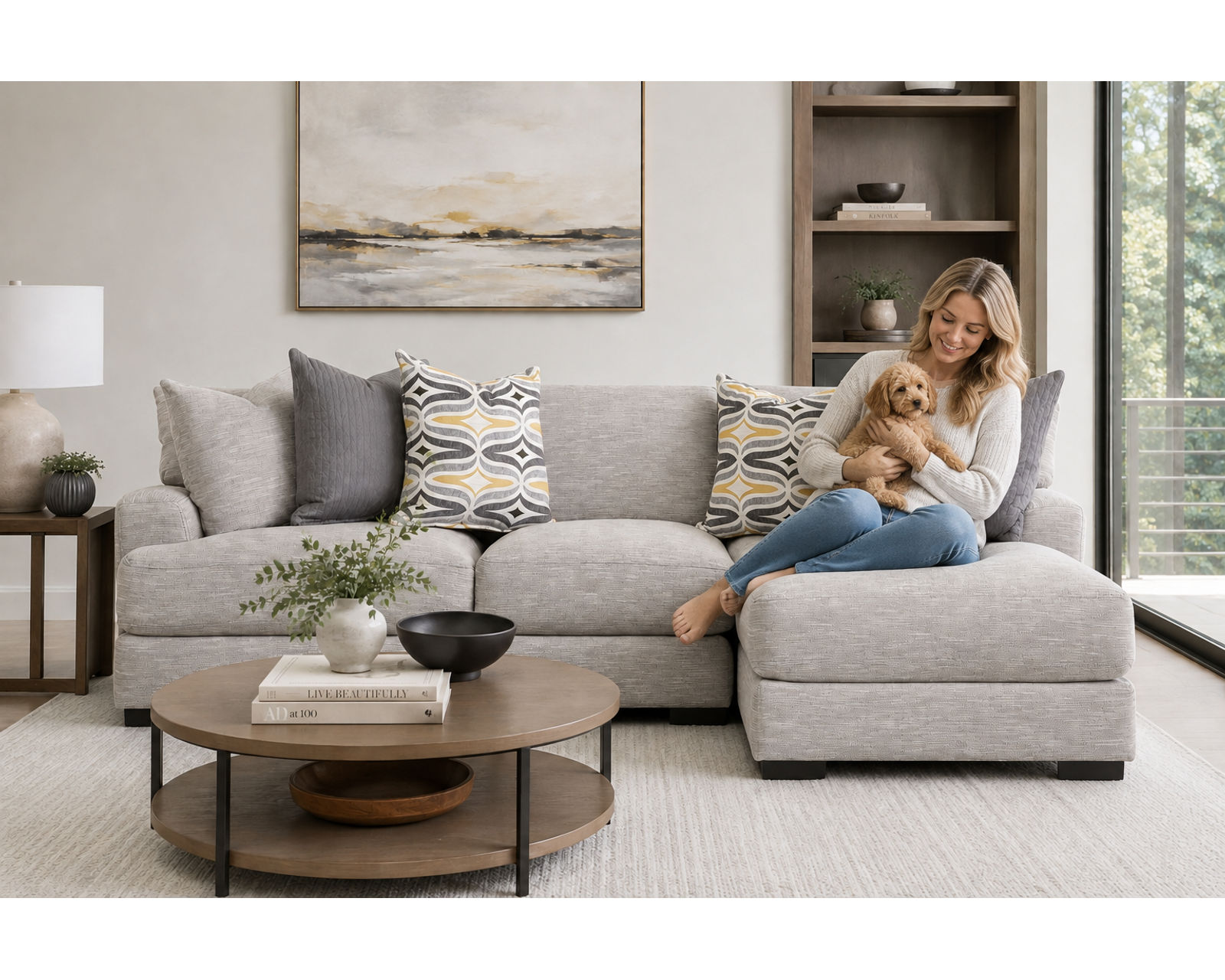 Barton Modular Sectional (Affordable Luxury Designed Around the Way You Live) - Everything You Need for a Beautifully Designed Room.