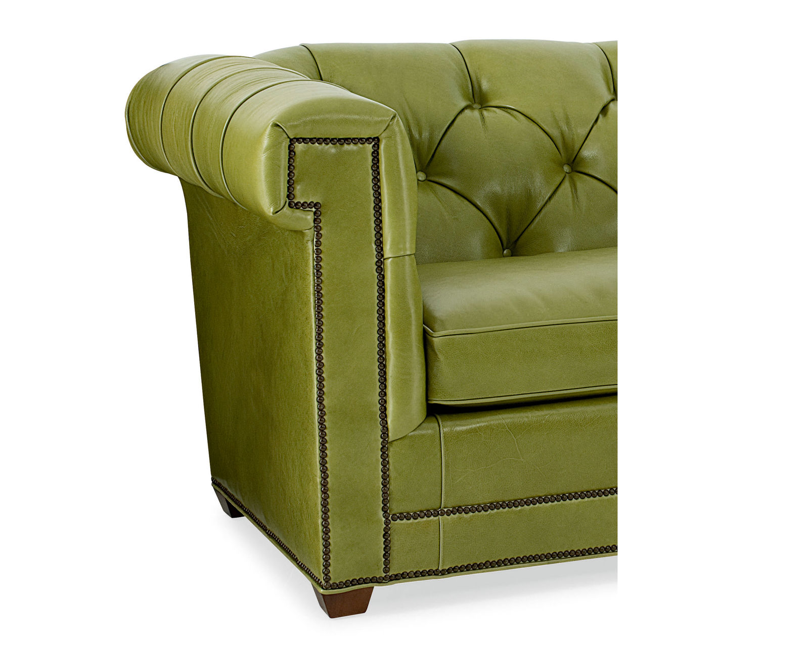 Claybourne Leather 76" - 86" or 98" Nailhead Sofa (+45 leathers)