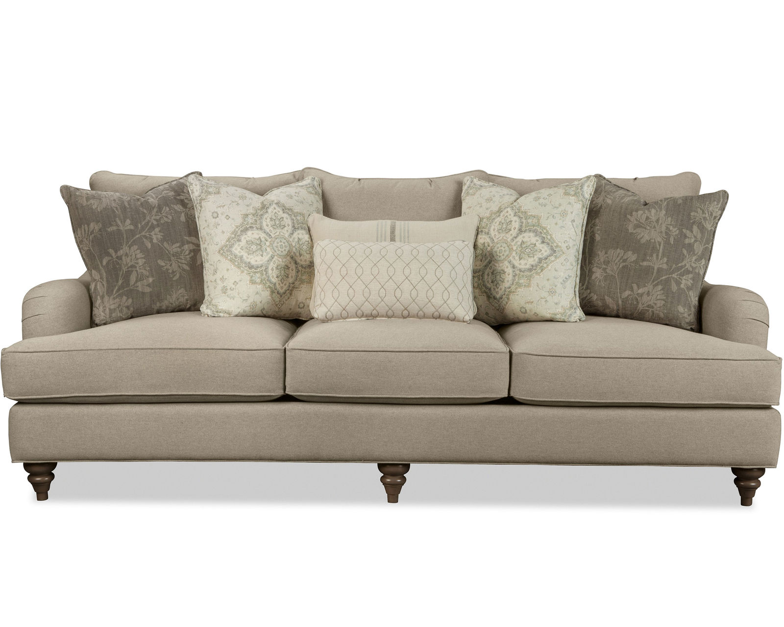 Piedmont 88" or 98" Sofa (Performance fabrics) P773654BD - Over 100 high performance fabrics and 15 wood finishes.