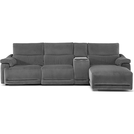 Layout L: Four Piece Sectional (2 recliners) 122" x 64"