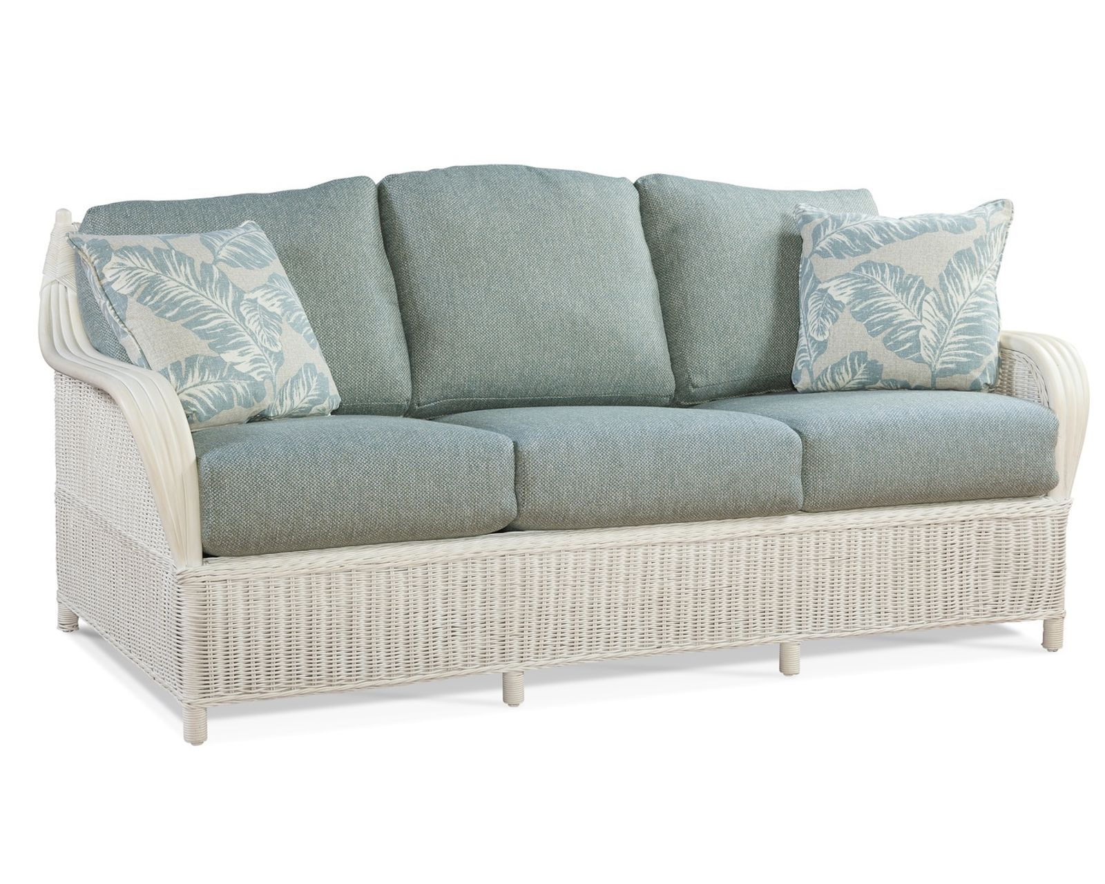 Bodega Bay 84" Rattan Sofa (+28 finishes +69 fabrics)