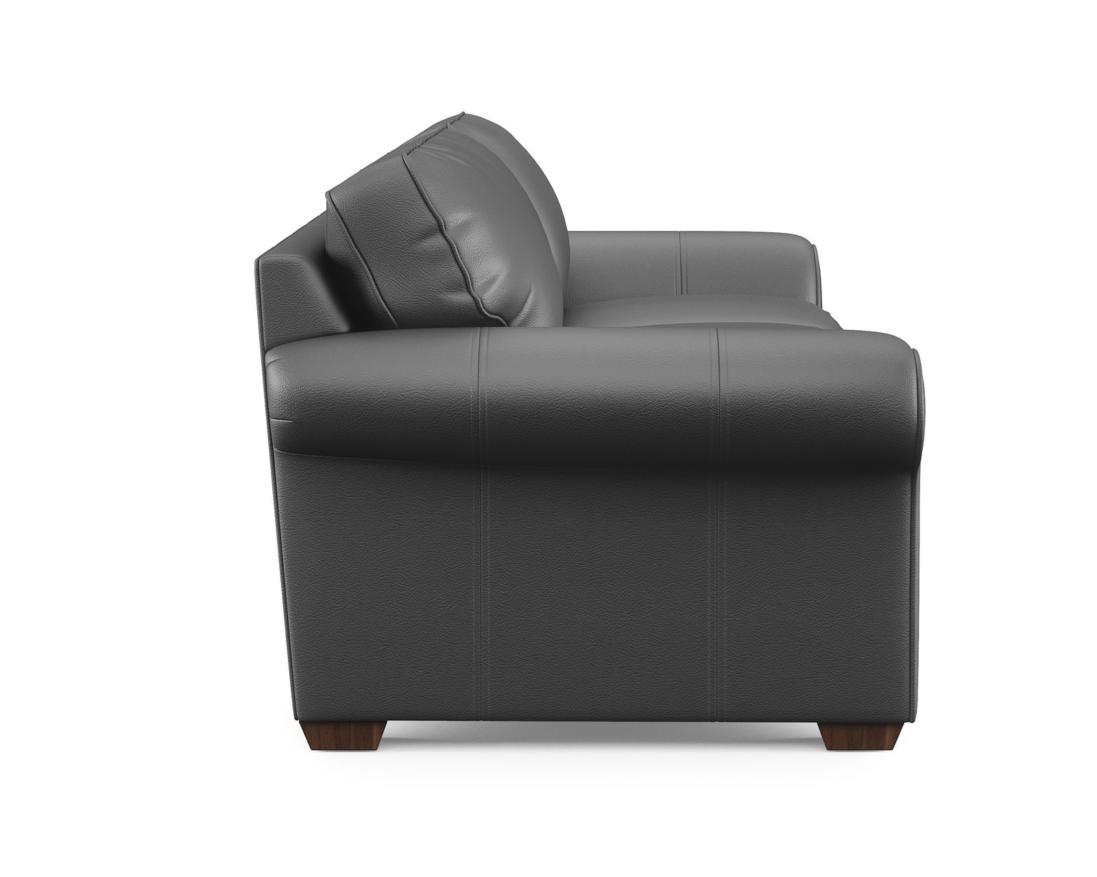 Vail Leather Stationary Sofa (Leather colors)