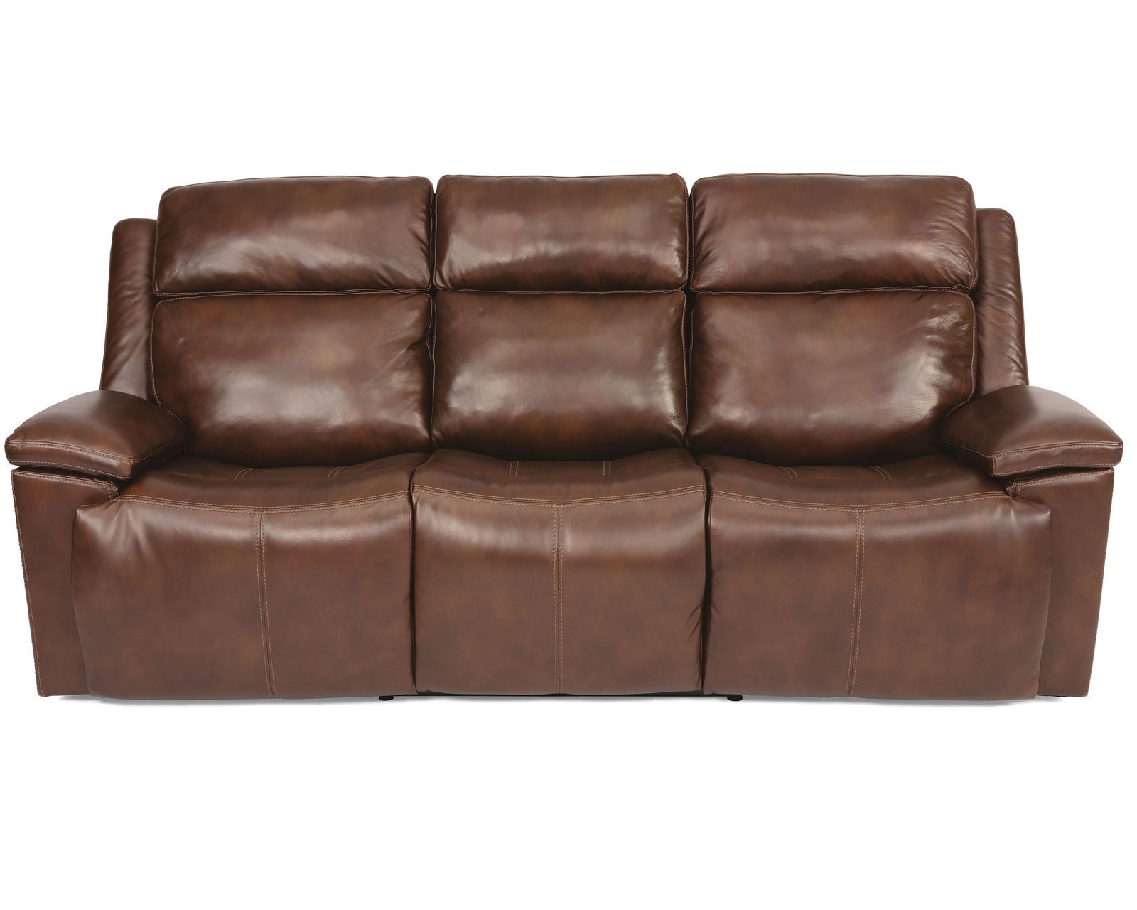 Chance Power Reclining Loveseat with Console and Power Headrests (2 colors) - Chance Power Reclining Sofa with Power Headrests in Leather 278-74
