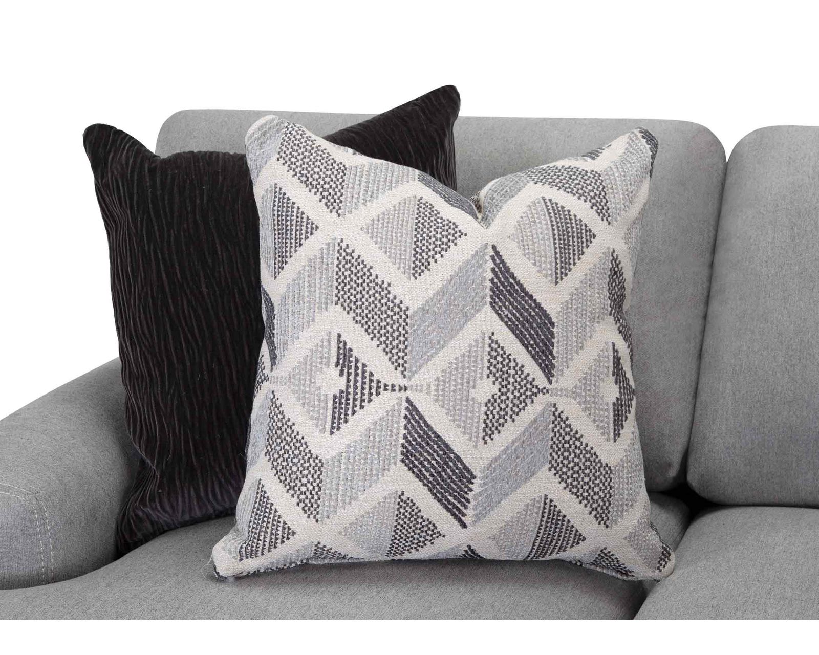 Cleo 99" Sofa with Reversible Chaise (Change the Chaise. Change the Room) - Includes All Decorative Accent Pillows
