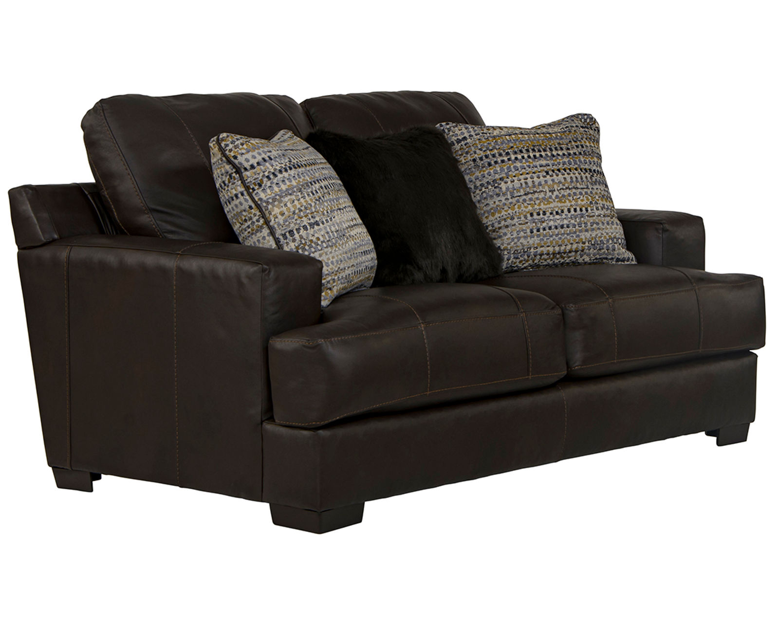 Marco 92" Top Grain Leather Sofa 2 colors (in stock) includes pillows